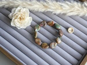 Green Opal Freeform Bracelet