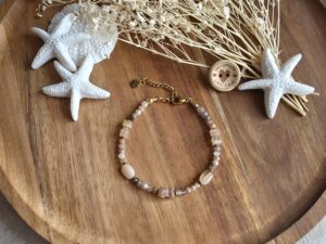 Moonstone & Sunstone Bracelet