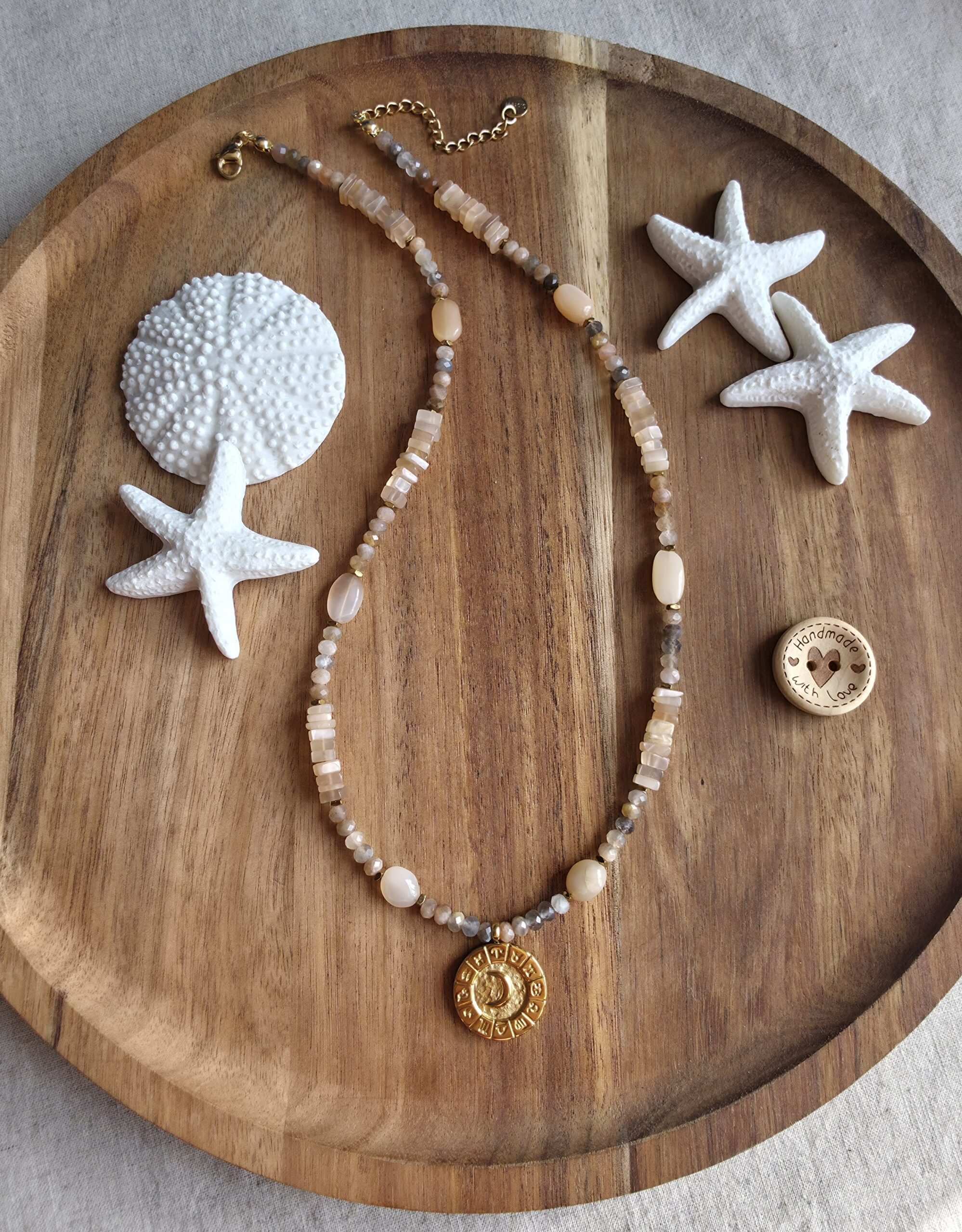 Moonstone & Sunstone Necklace