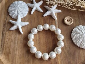 Shell Pearl Disco Ball Bracelet