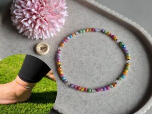 Aura Shell & Quartz Anklet