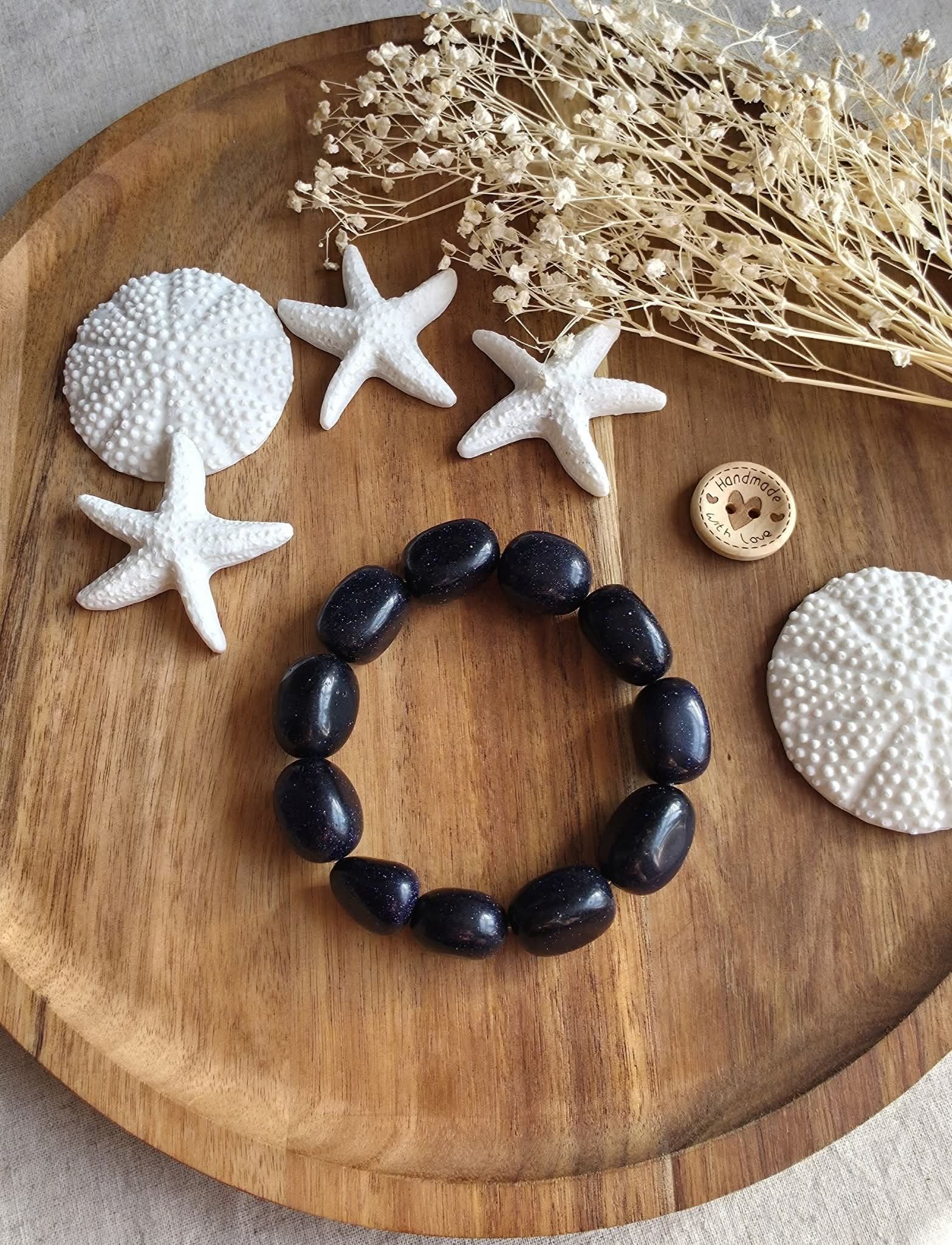 Blue Sandstone Bracelet