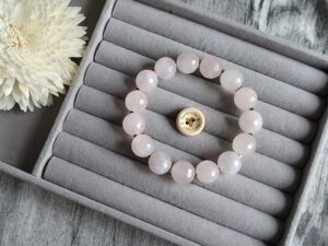 Faceted Rose Quartz Bracelet